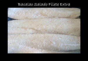 Bacalao Salado Filete. Peix i Marisc Les Salines